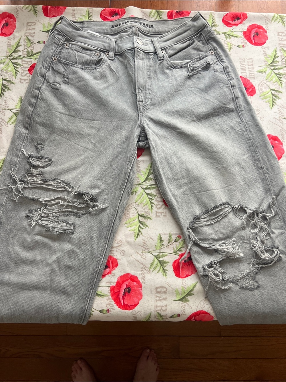 American Eagle Outfitters Gray Denim Jeans